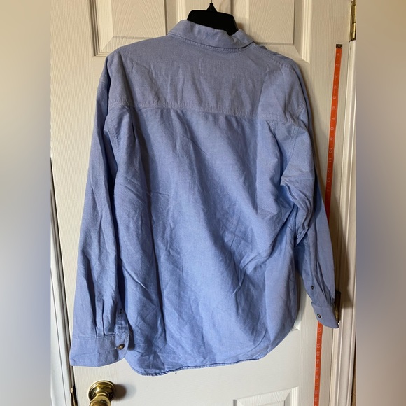 Rare Men’s Dress Shirt Owl Mao Tou Ying Sz L Blue - Picture 2 of 4